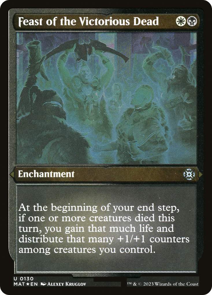 Magic: The Gathering - Feast of the Victorious Dead Foil - March of the Machine: The Aftermath