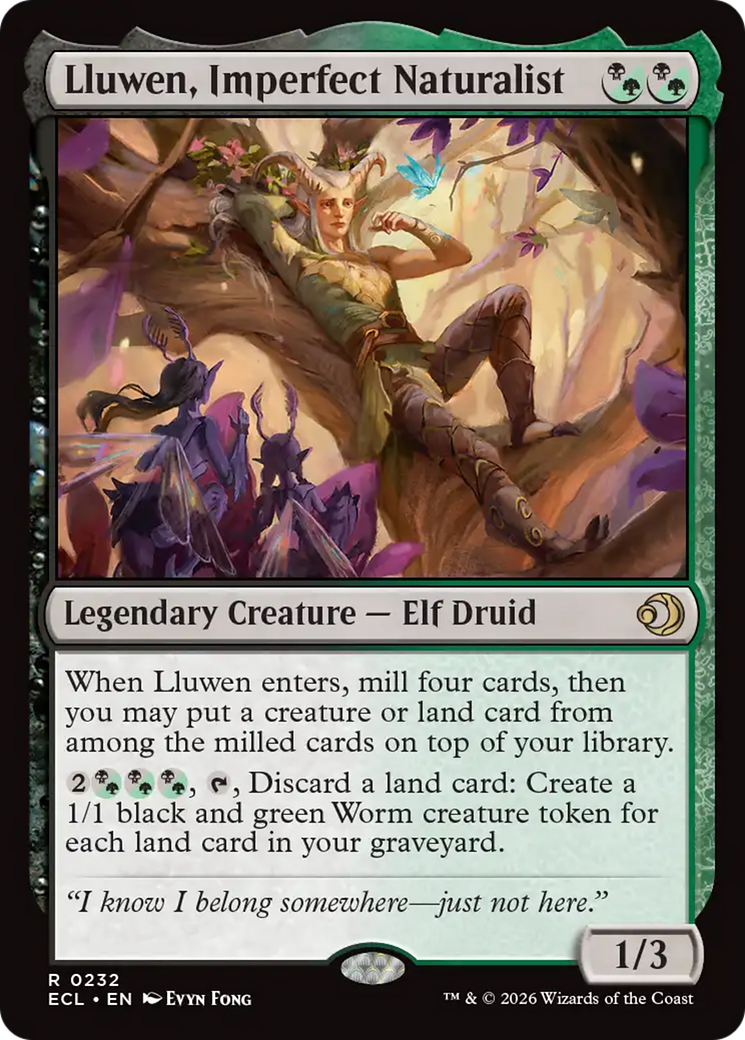 Magic: The Gathering - Lluwen, Imperfect Naturalist - Lorwyn Eclipsed