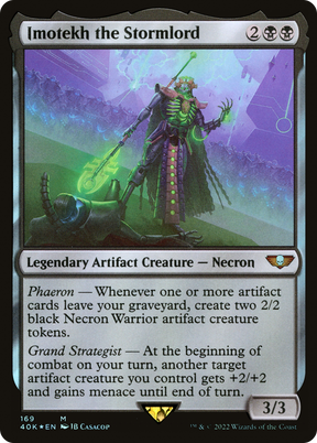 Magic: The Gathering - Imotekh the Stormlord Foil - Warhammer 40000 Commander