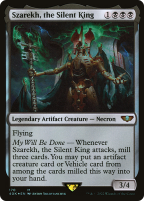 Magic: The Gathering - Szarekh, the Silent King Foil - Warhammer 40000 Commander