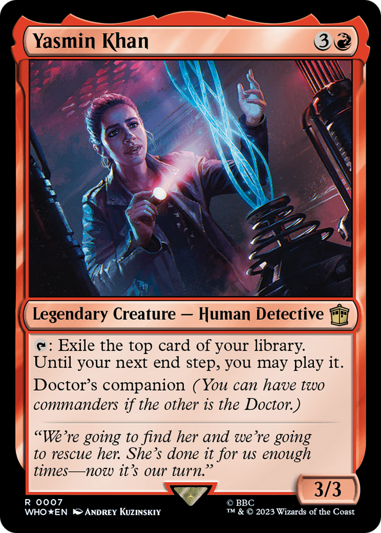 Magic: The Gathering - Yasmin Khan Foil - Doctor Who