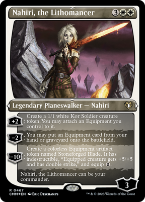 Magic: The Gathering - Nahiri, the Lithomancer Foil - Commander Masters