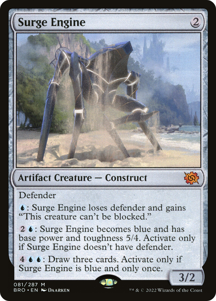 Magic: The Gathering - Surge Engine Foil - The Brothers' War