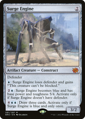Magic: The Gathering - Surge Engine Foil - The Brothers' War