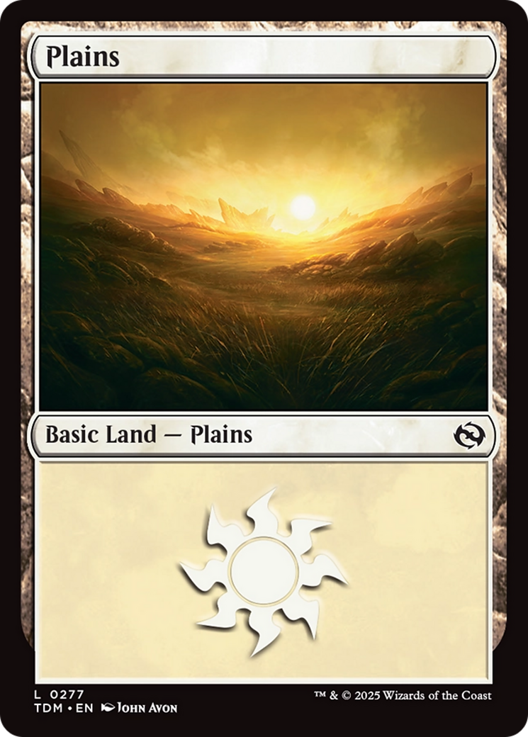 Magic: The Gathering - Plains - Tarkir: Dragonstorm