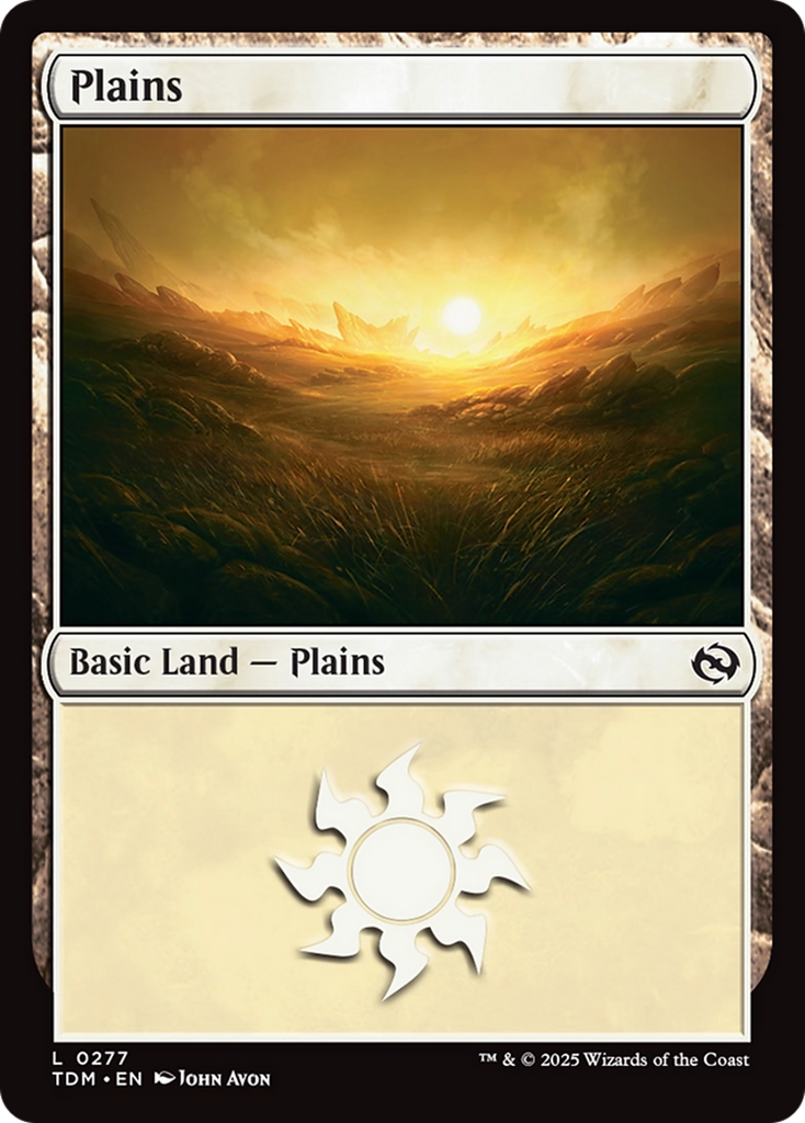 Magic: The Gathering - Plains - Tarkir: Dragonstorm