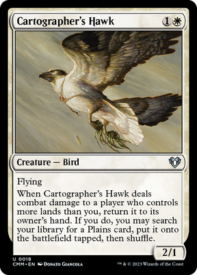 Magic: The Gathering - Cartographer's Hawk - Commander Masters