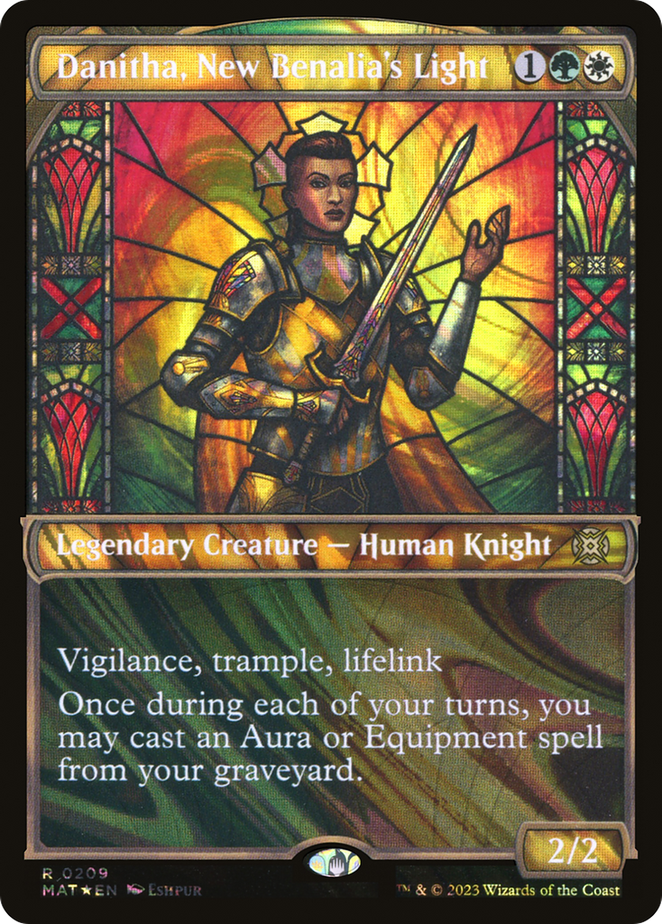 Magic: The Gathering - Danitha, New Benalia's Light Foil - March of the Machine: The Aftermath