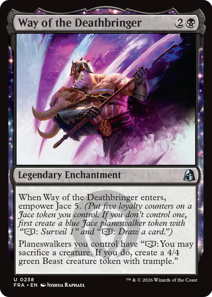 Magic: The Gathering - Way of the Deathbringer Foil - Reality Fracture