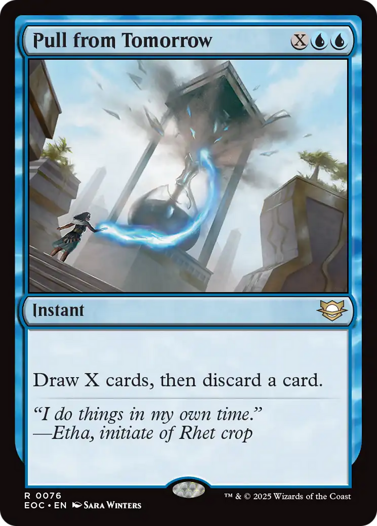 Magic: The Gathering - Pull from Tomorrow - Edge of Eternities Commander