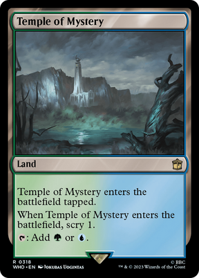 Magic: The Gathering - Temple of Mystery Foil - Doctor Who