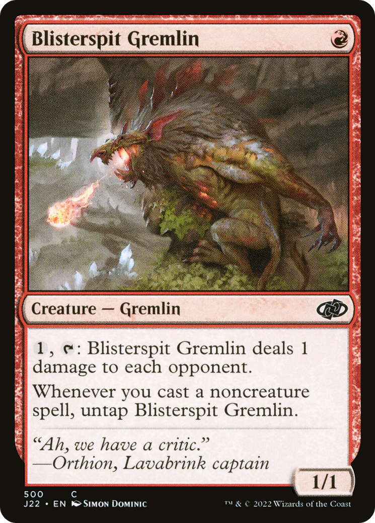 Magic: The Gathering - Blisterspit Gremlin - Jumpstart 2022
