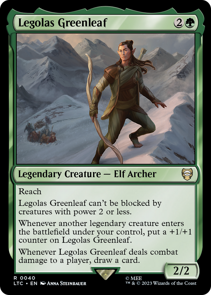 Magic: The Gathering - Legolas Greenleaf - Tales of Middle-earth Commander