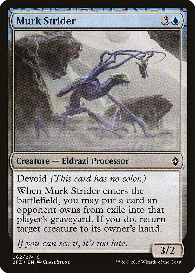 Magic: The Gathering - Murk Strider Foil - Battle for Zendikar
