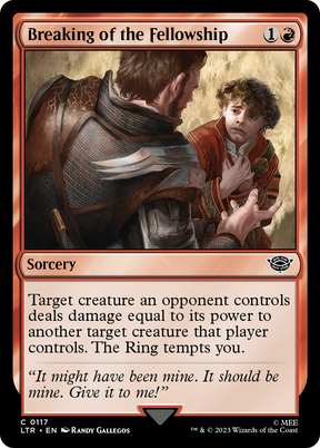 Magic: The Gathering - Breaking of the Fellowship Foil - The Lord of the Rings: Tales of Middle-earth