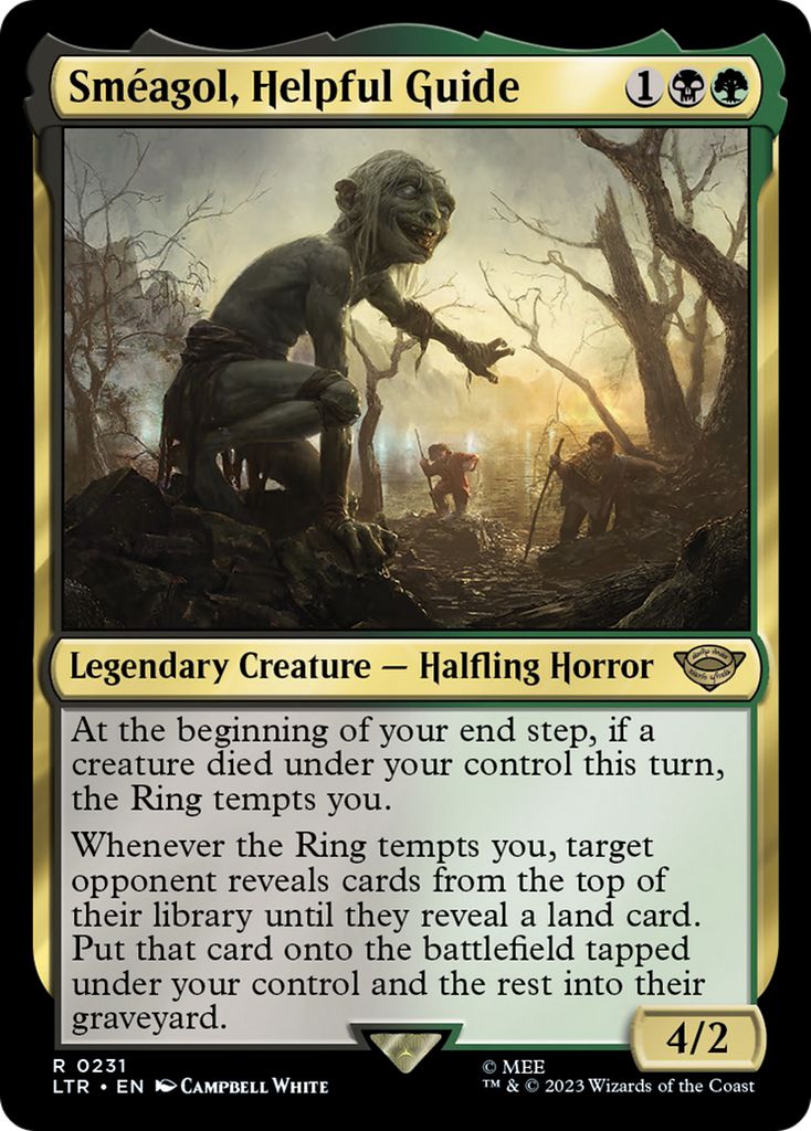 Magic: The Gathering - Sméagol, Helpful Guide - The Lord of the Rings: Tales of Middle-earth