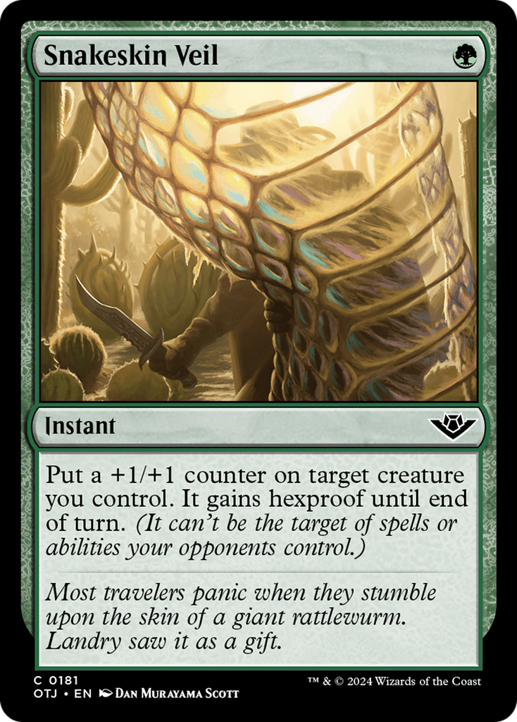 Magic: The Gathering - Snakeskin Veil - Outlaws of Thunder Junction