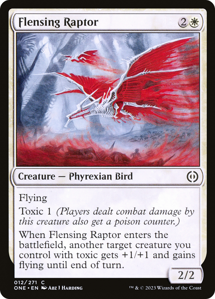 Magic: The Gathering - Flensing Raptor - Phyrexia: All Will Be One