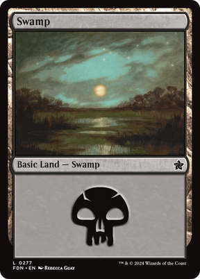 Magic: The Gathering - Swamp #277 Foil - Foundations
