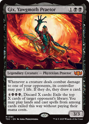 Magic: The Gathering - Gix, Yawgmoth Praetor - Tarkir: Dragonstorm Commander