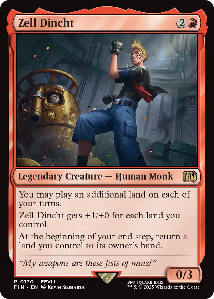 Magic: The Gathering - Zell Dincht Foil - Final Fantasy