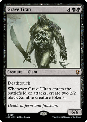 Magic: The Gathering - Grave Titan - Murders at Karlov Manor Commander