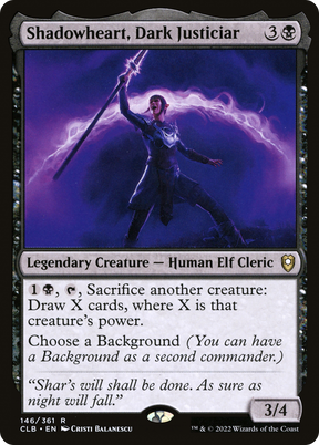 Magic: The Gathering - Shadowheart, Dark Justiciar - Commander Legends: Battle for Baldur's Gate