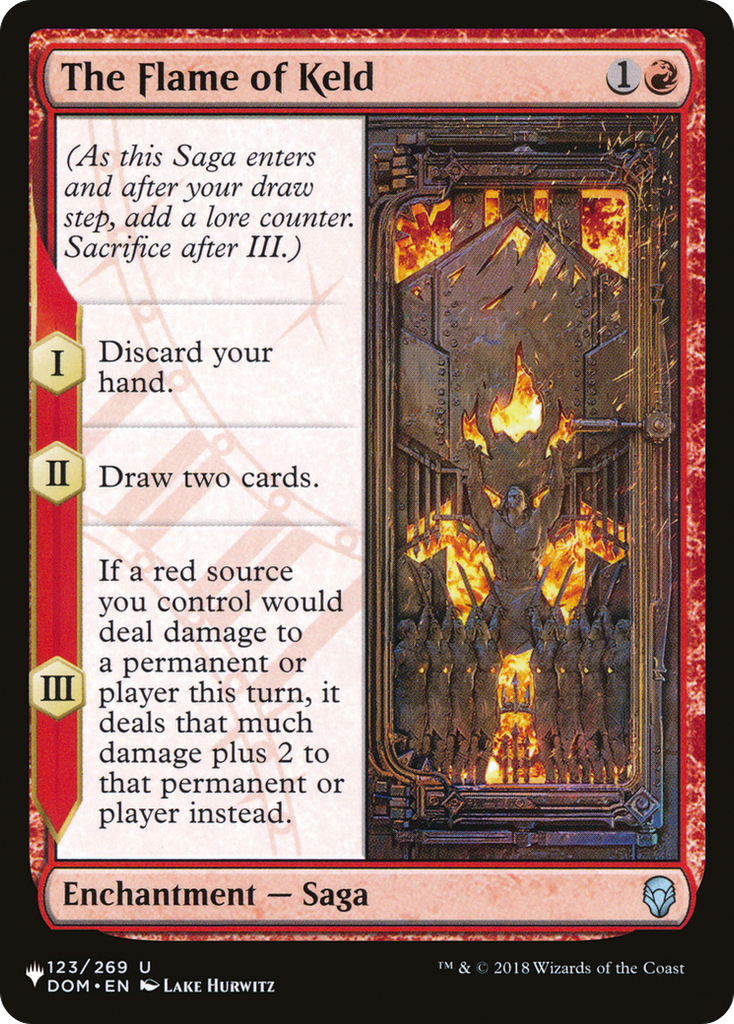 Magic: The Gathering - The Flame of Keld - The List