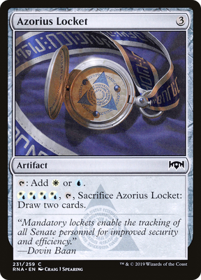 Magic: The Gathering - Azorius Locket Foil - Ravnica Allegiance