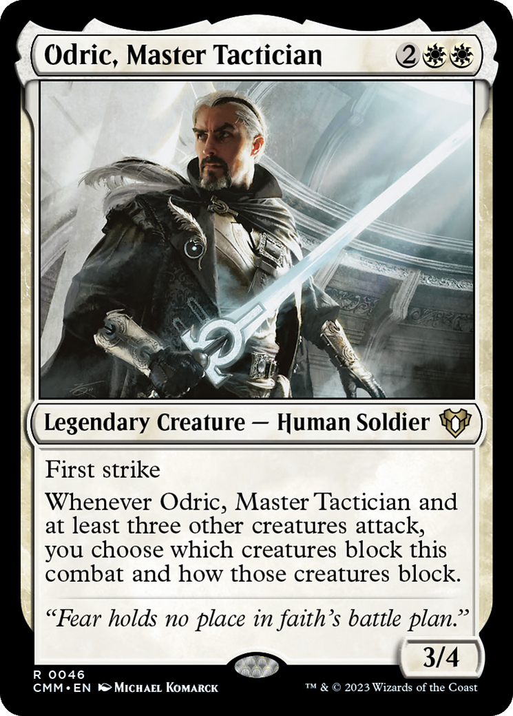 Magic: The Gathering - Odric, Master Tactician Foil - Commander Masters