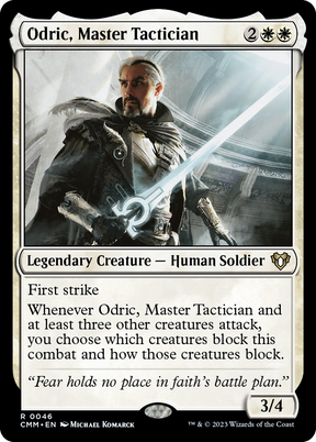 Magic: The Gathering - Odric, Master Tactician Foil - Commander Masters