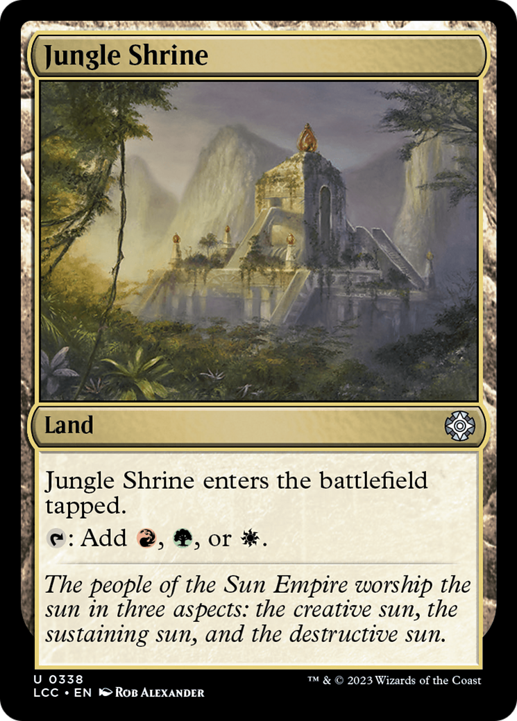 Magic: The Gathering - Jungle Shrine - The Lost Caverns of Ixalan Commander