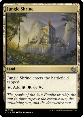 Magic: The Gathering - Jungle Shrine - The Lost Caverns of Ixalan Commander