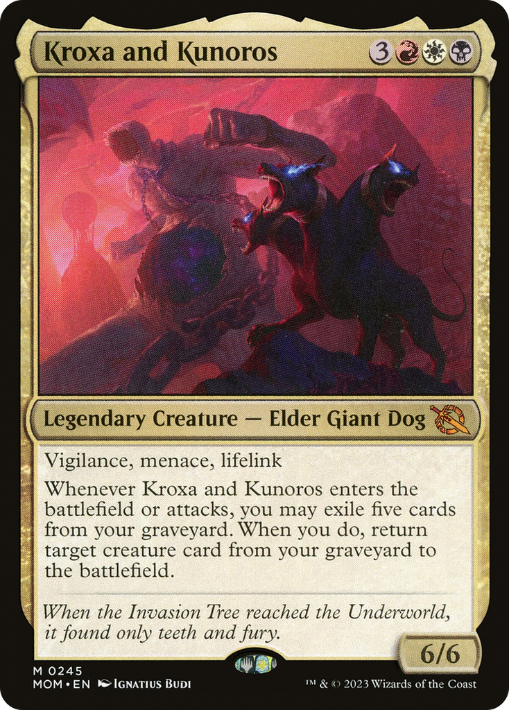 Magic: The Gathering - Kroxa and Kunoros Foil - March of the Machine