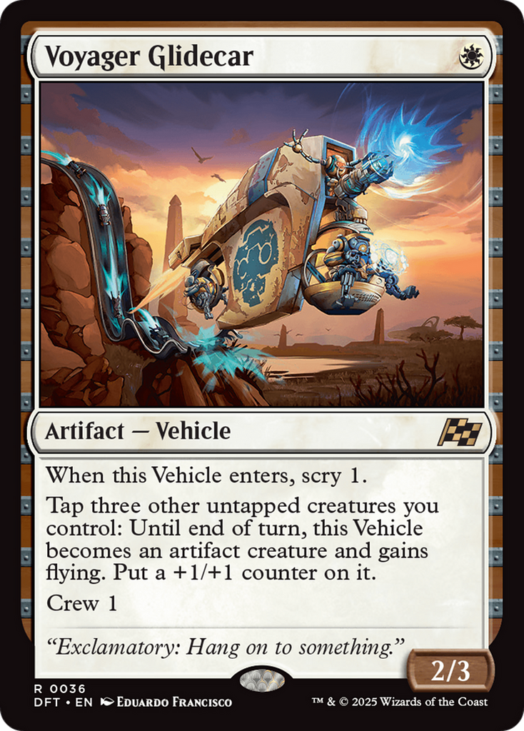 Magic: The Gathering - Voyager Glidecar - Aetherdrift