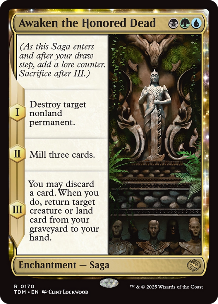 Magic: The Gathering - Awaken the Honored Dead Foil - Tarkir: Dragonstorm
