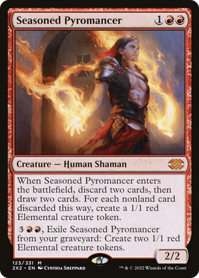 Magic: The Gathering - Seasoned Pyromancer Foil - Double Masters 2022