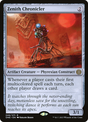 Magic: The Gathering - Zenith Chronicler Foil - Phyrexia: All Will Be One