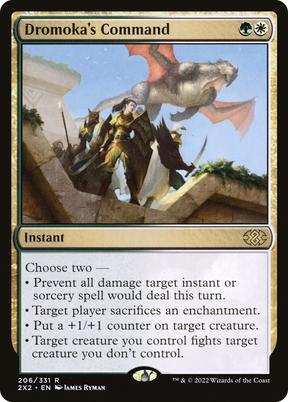 Magic: The Gathering - Dromoka's Command Foil - Double Masters 2022