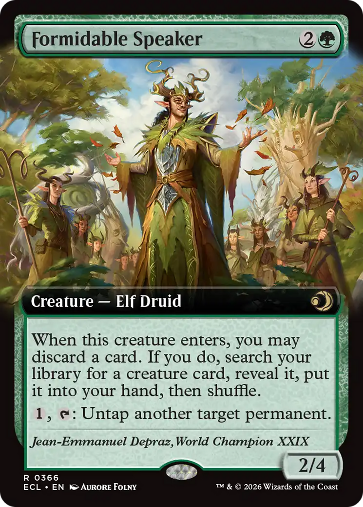 Magic: The Gathering - Formidable Speaker Foil - Lorwyn Eclipsed