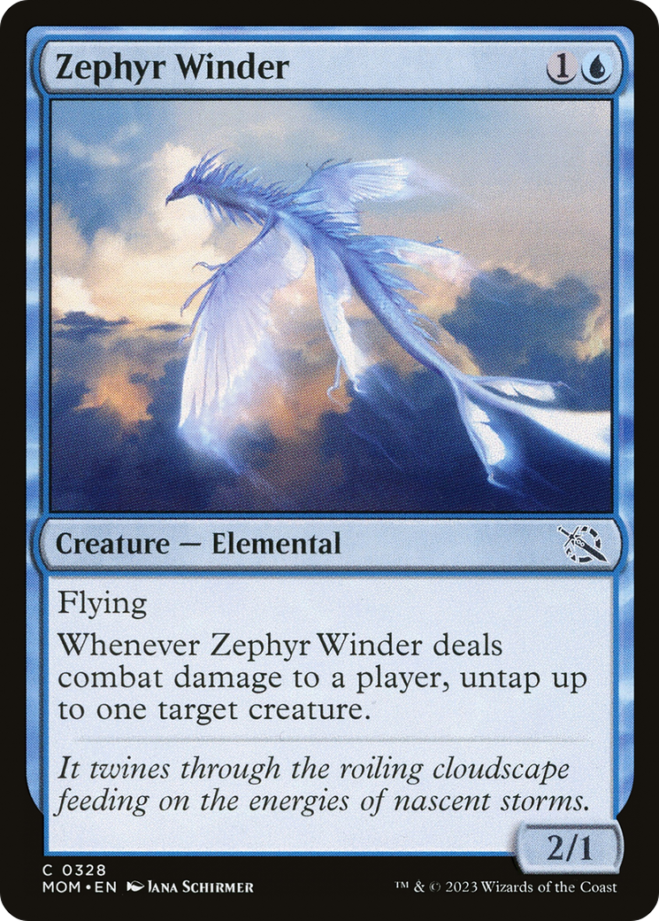Magic: The Gathering - Zephyr Winder Foil - March of the Machine