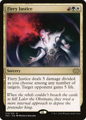 Magic: The Gathering - Fiery Justice - Double Masters 2022