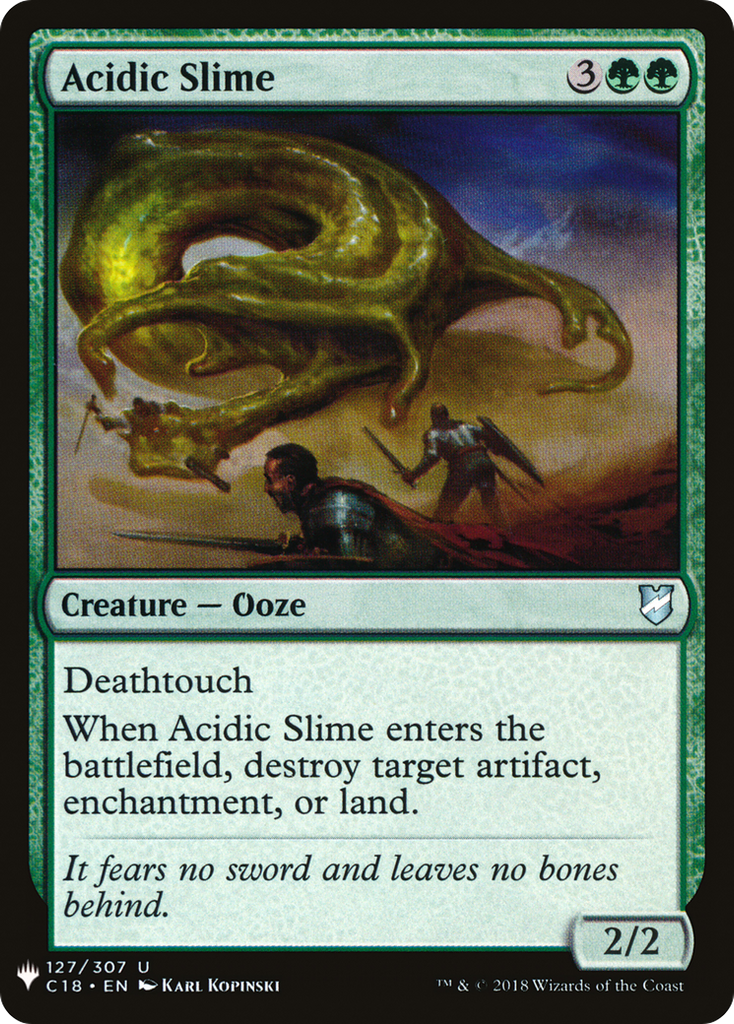 Magic: The Gathering - Acidic Slime - The List