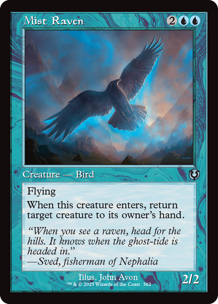 Magic: The Gathering - Mist Raven - Innistrad Remastered