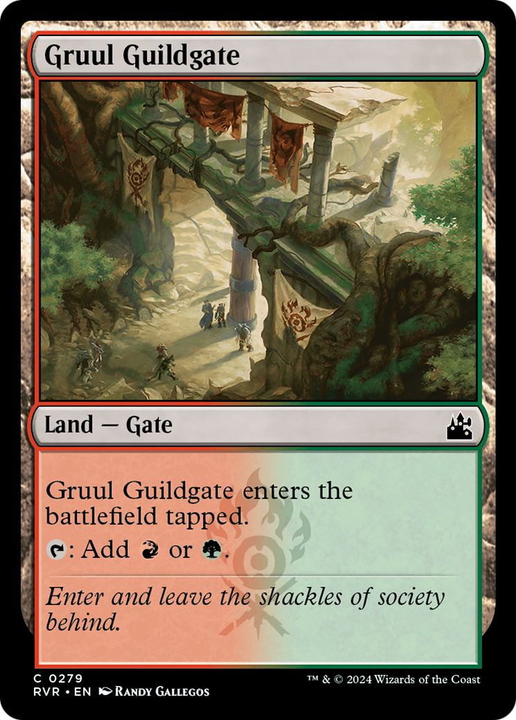 Magic: The Gathering - Gruul Guildgate Foil - Ravnica Remastered