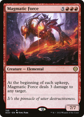 Magic: The Gathering - Magmatic Force - Starter Commander Decks