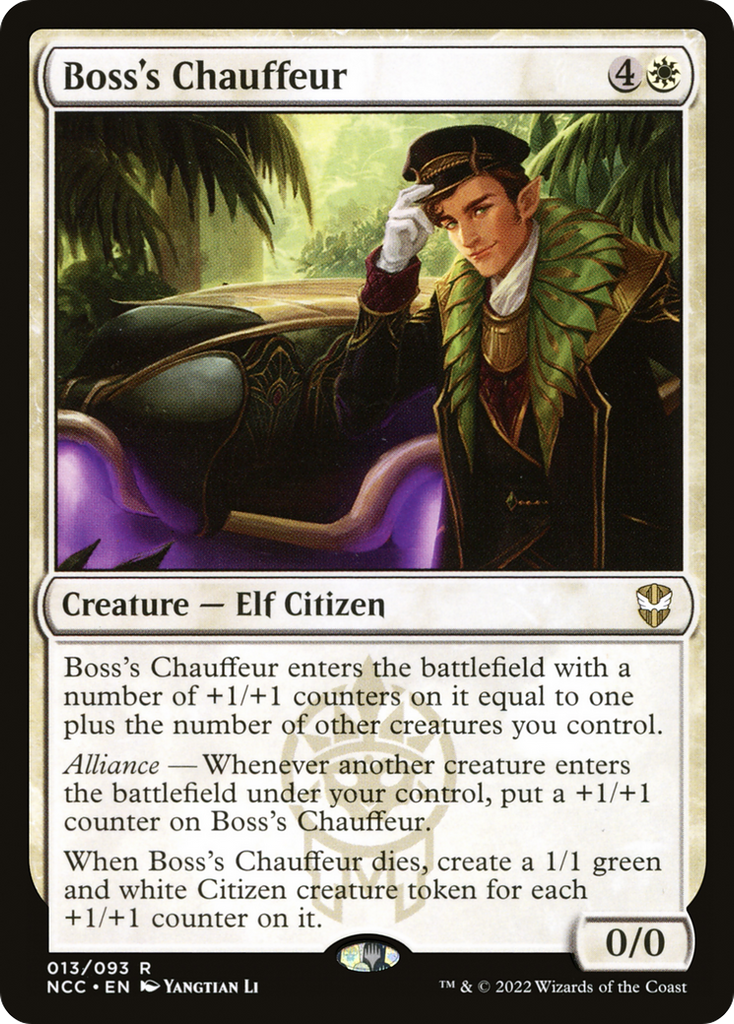 Magic: The Gathering - Boss's Chauffeur - New Capenna Commander