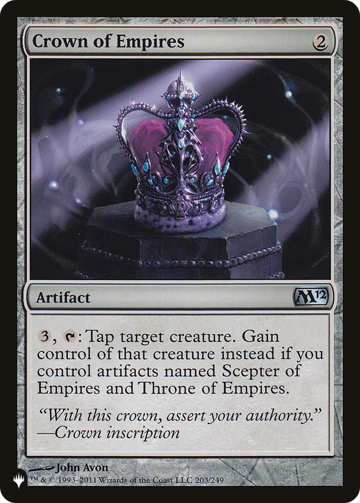 Magic: The Gathering - Crown of Empires - The List