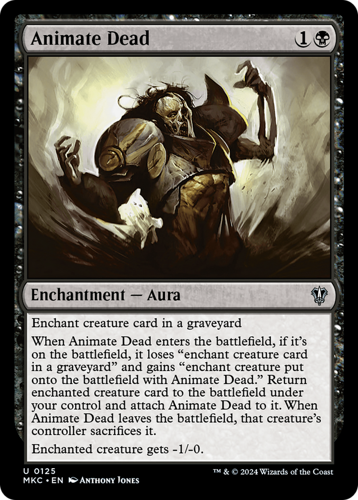 Magic: The Gathering - Animate Dead - Murders at Karlov Manor Commander