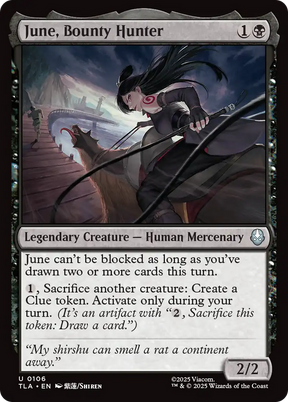 Magic: The Gathering - June, Bounty Hunter - Avatar: The Last Airbender